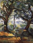Paul Cezanne tree oil painting on canvas